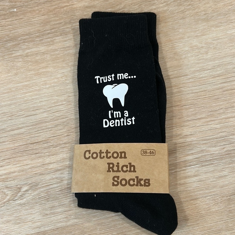 NEW dental dentist tooth gift socks funny​